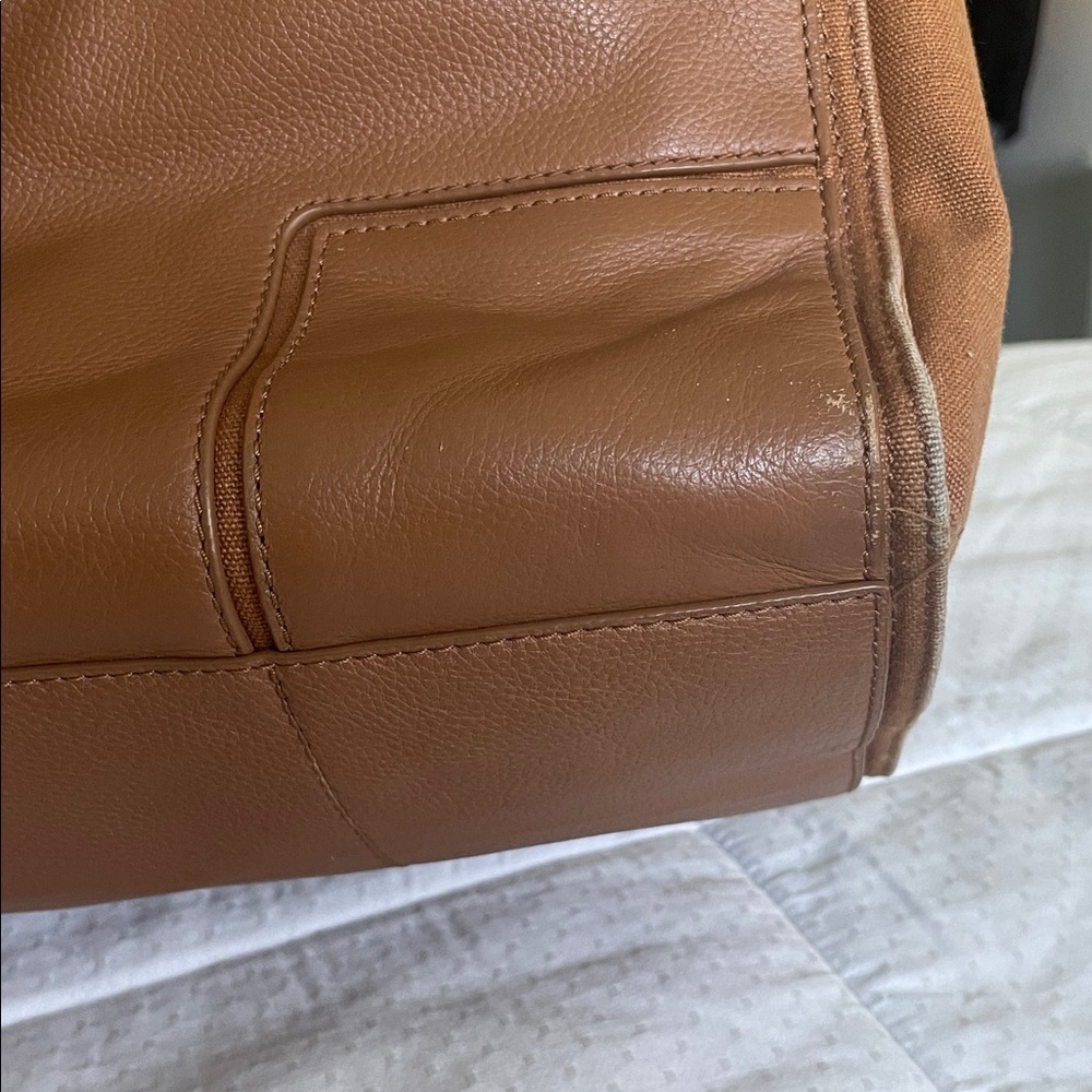 Tory Burch Tan Leather Tote - Picture 13 of 14